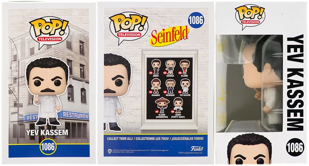 Websites — Larry Thomas Signed Seinfeld Yev Kassem Soup Nazi Funko Pop #1086 w/INS (SS COA), изображение 2