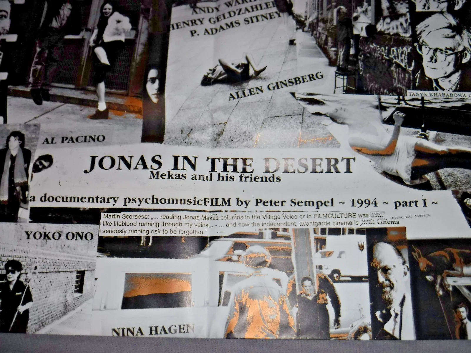 Jonas Mekas, Jonas in the Desert Poster by Peter Sempel, image 3