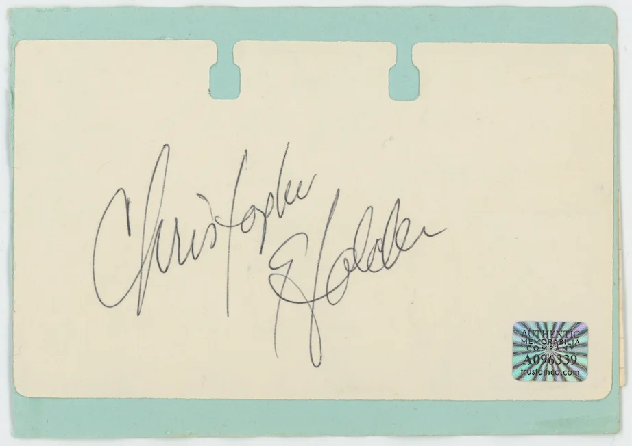 Bette Davis Death On The Nile Autographed Sigend Album Page AMCo COA, image 2