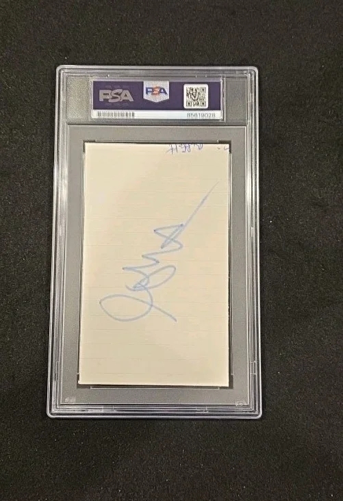 Jimmy Buffet Signed 3x5 Cut Margaritaville Autograph PSA/DNA, изображение 2