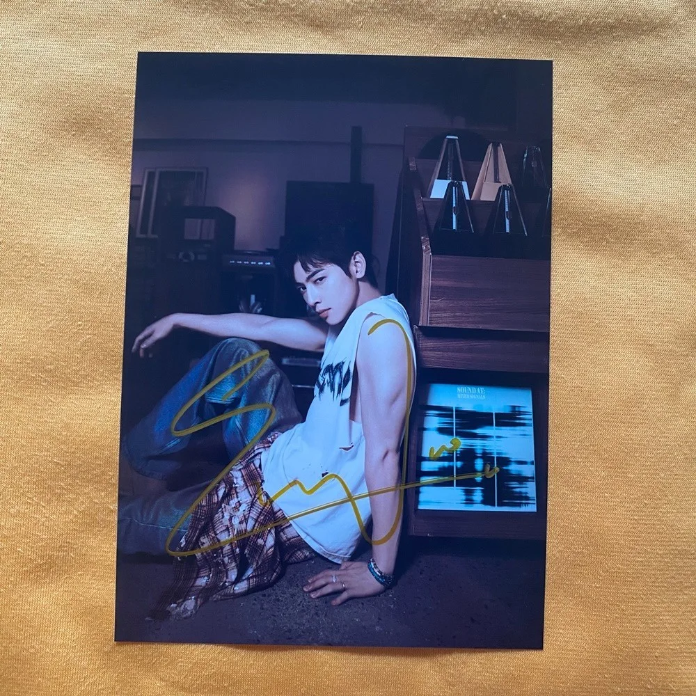 2026 ASTRO Cha EunWoo Autographed Photo ELSE 4*6 Autographs Collectibles, изображение 4
