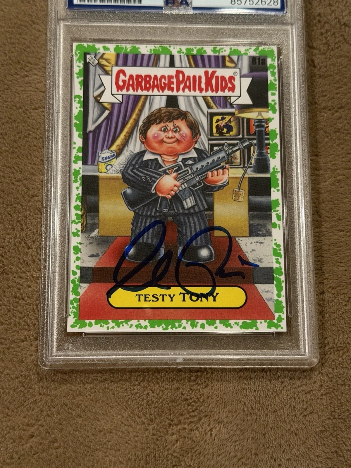 Al Pacino Signed Tony Garbage Pail Topps Trading Card PSA Autograph Authentic, image 2