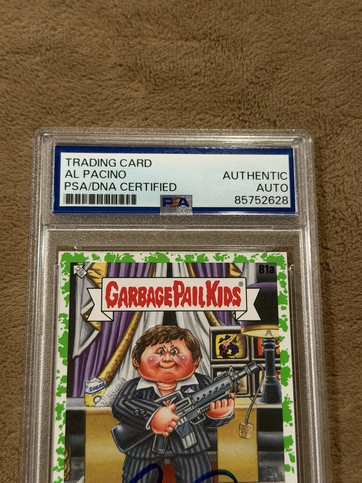 Al Pacino Signed Tony Garbage Pail Topps Trading Card PSA Autograph Authentic, image 3