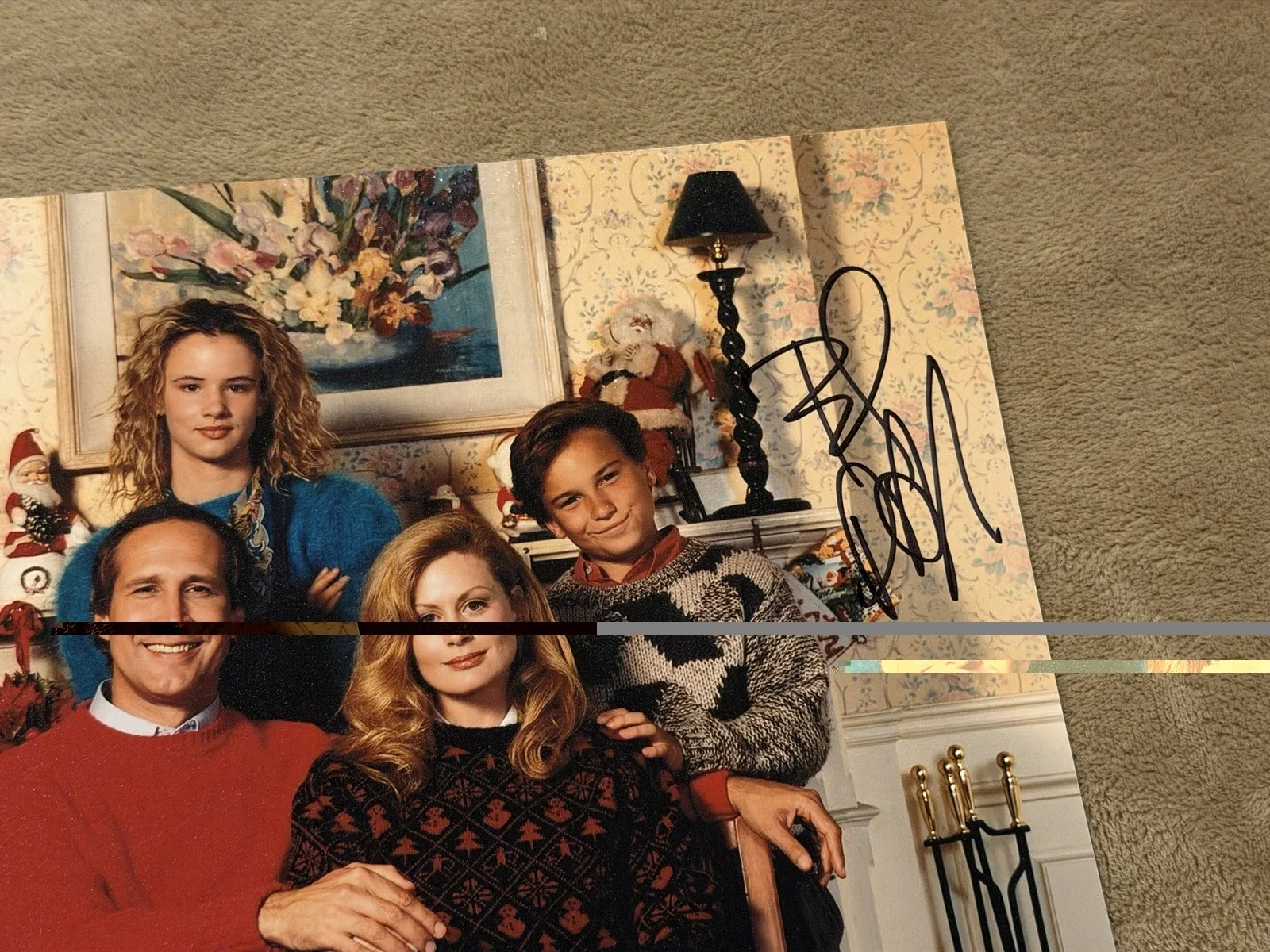 Chevy Chase Beverly D’Angelo Signed 8x10 Photo BAS Autograph Christmas Vacation, изображение 3