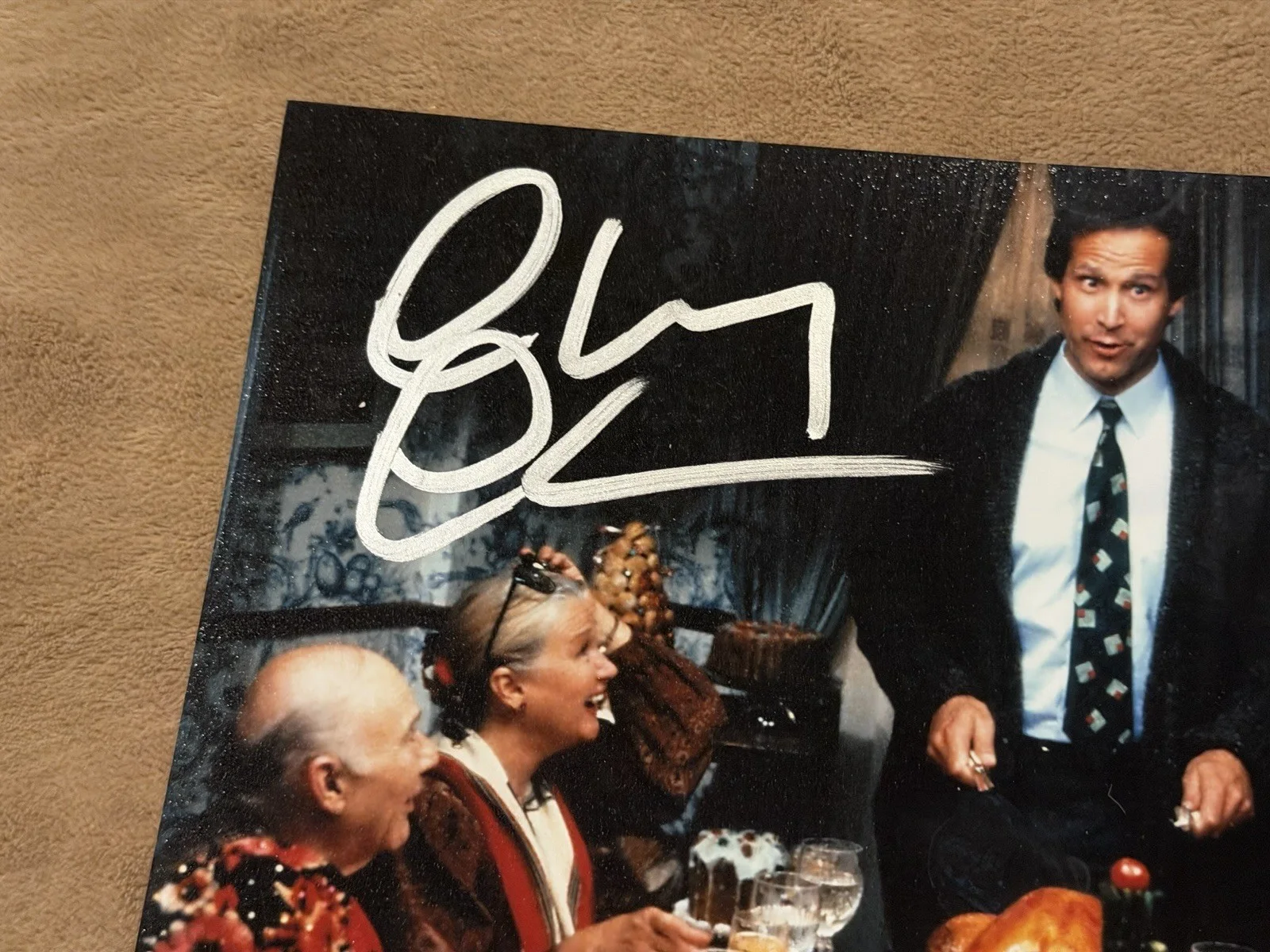 Chevy Chase Beverly D’Angelo Signed 8x10 Photo BAS Autograph Christmas Vacation, изображение 2