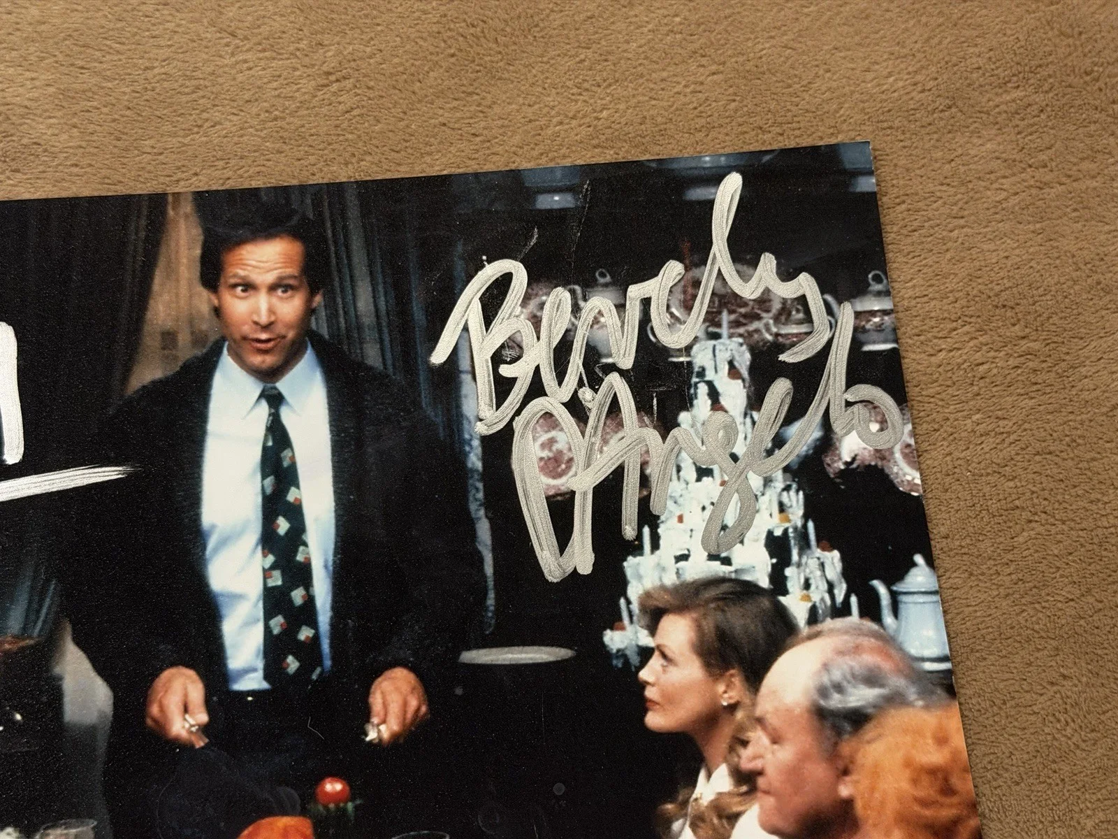 Chevy Chase Beverly D’Angelo Signed 8x10 Photo BAS Autograph Christmas Vacation, изображение 3