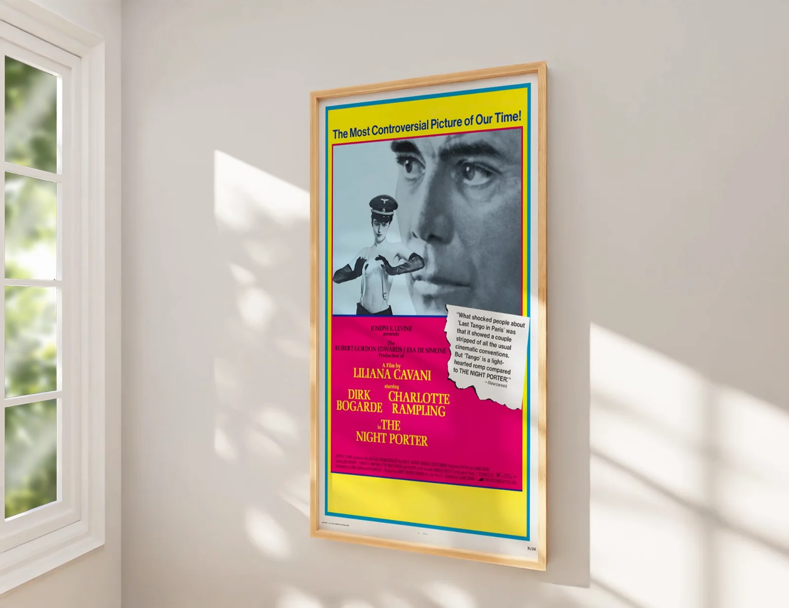 The Night Porter - 1974 Art House Erotic Drama Restored 27.2" x 41" US One Sheet, изображение 2