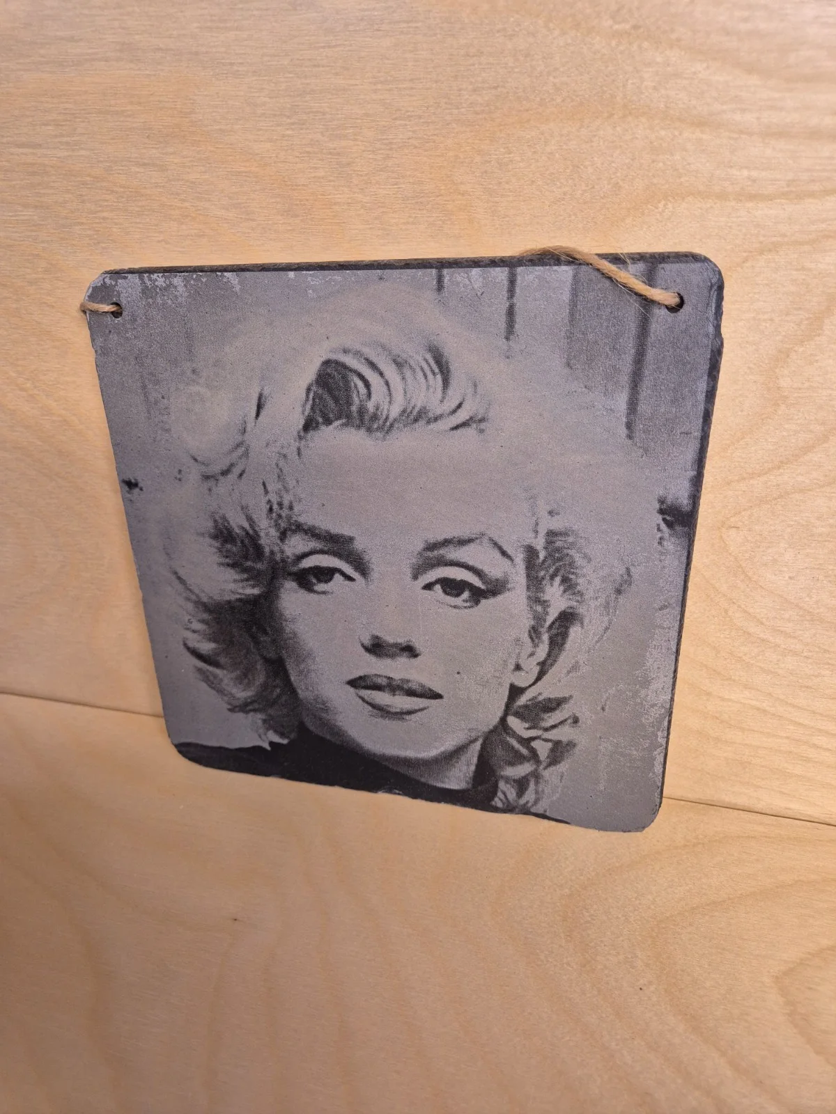 Marilyn Monroe Film Icon Slate Engraving, image 3