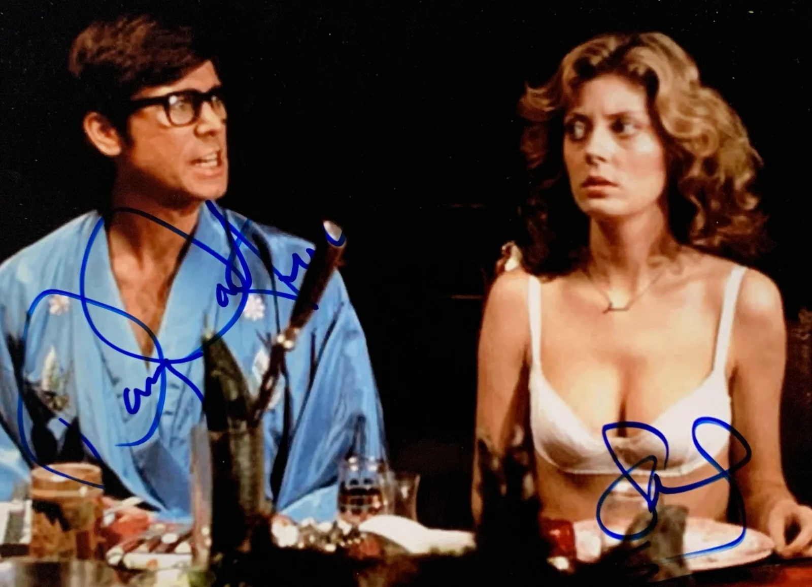 Susan Sarandon, Barry Bostwick — ROCKY HORROR PICTURE SHOW photo signed by SUSAN SARANDON & BARRY BOSTWICK, COA, изображение 2