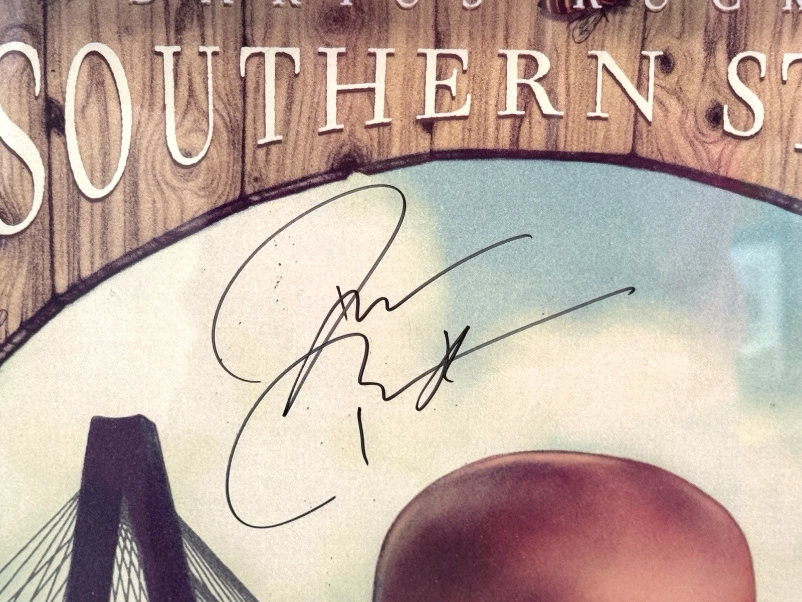 Darius Rucker Signed Autograph 11x17 Southern Style Framed Poster country Music, image 3