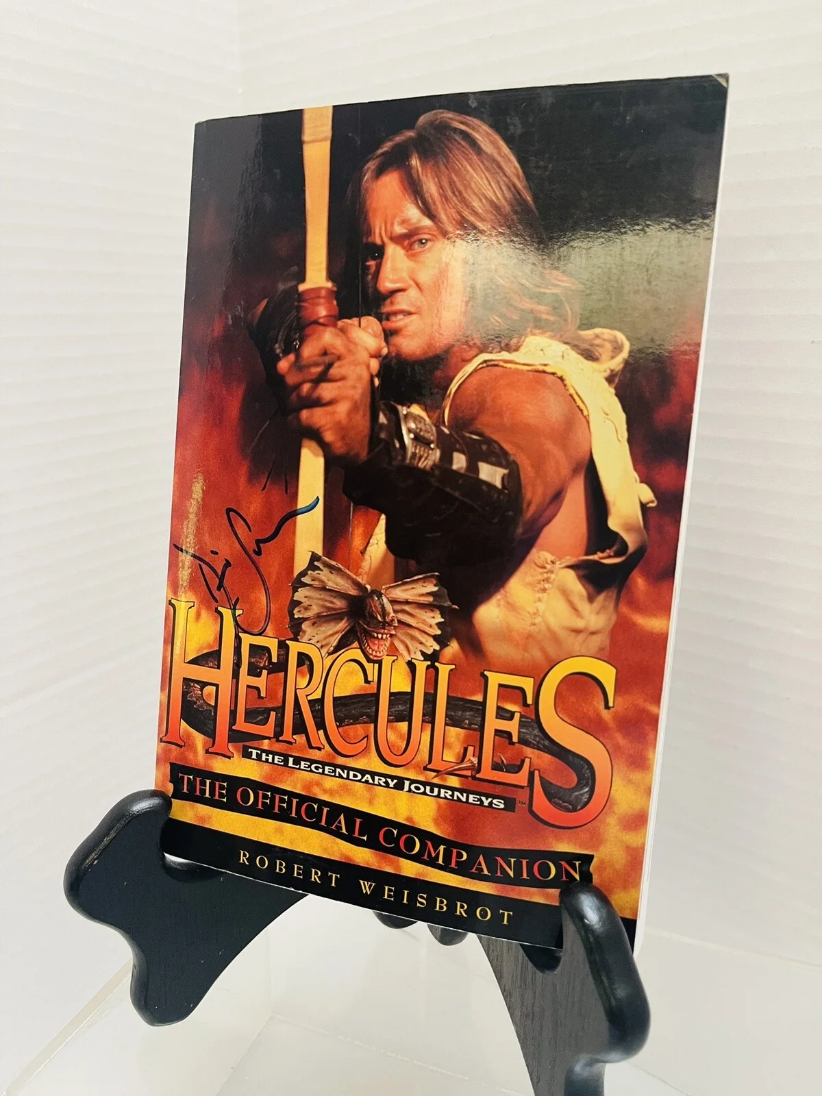 Kevin Sorbo — Hercules Signed Book KEVIN SORBO The Legendary Journeys Official Companion Autog, изображение 4