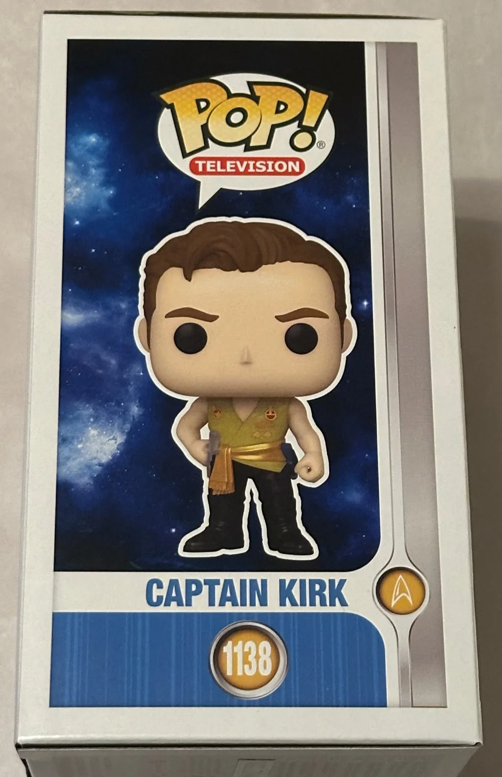 William Shatner — William Shatner Signed Funko Pop #1138 Star Trek "Captain Kirk" w/ JSA Wit. COA, image 5