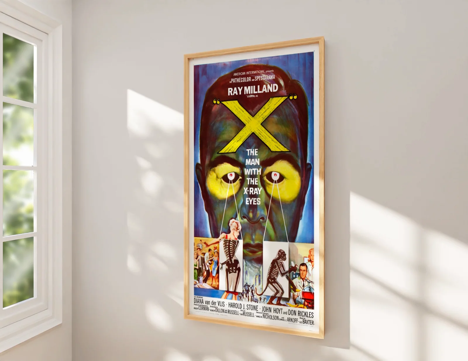 X: The Man With The X-ray Eyes - 1963 Sci-Fi Restored 27.2" x 41" US One Sheet, image 2