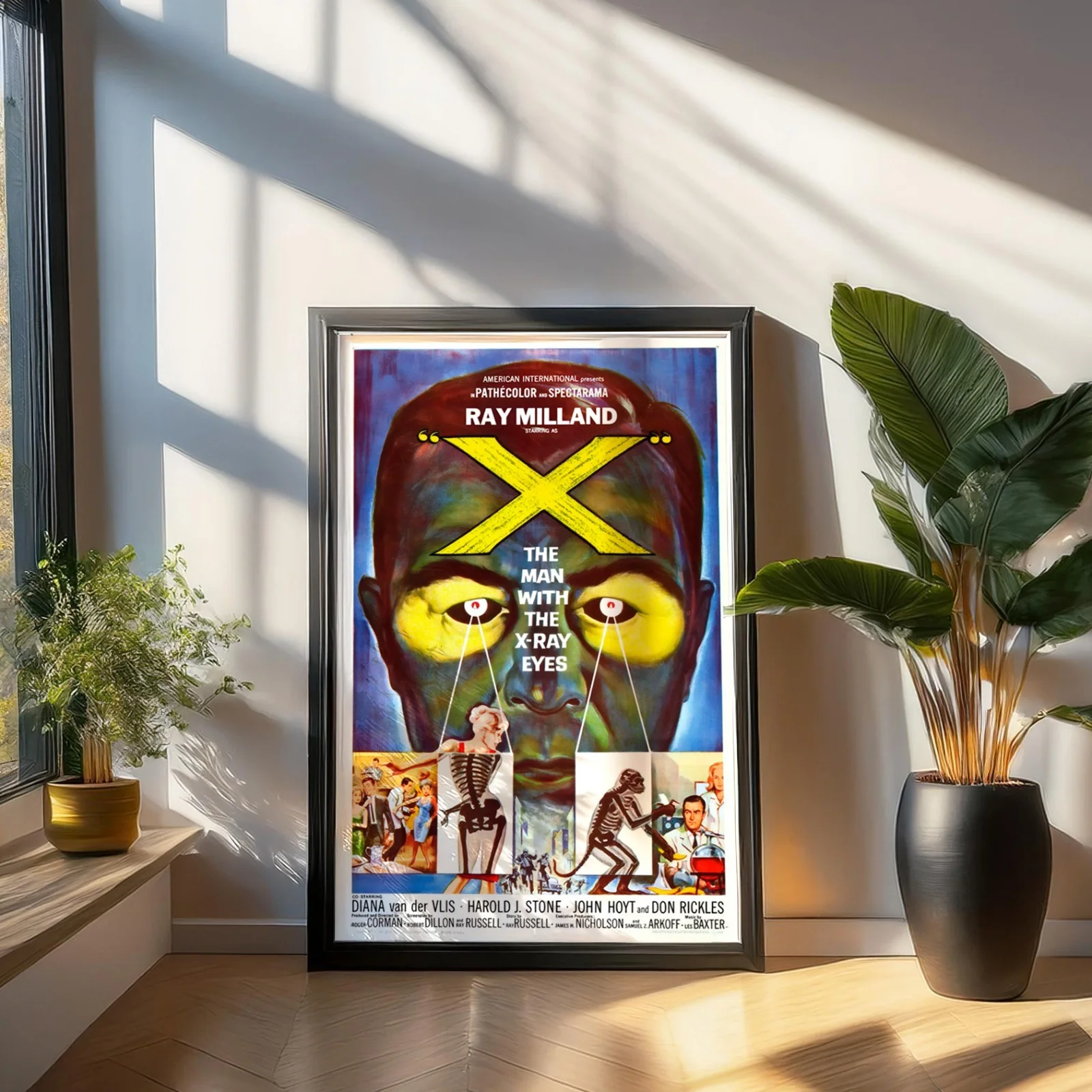 X: The Man With The X-ray Eyes - 1963 Sci-Fi Restored 27.2" x 41" US One Sheet, image 3