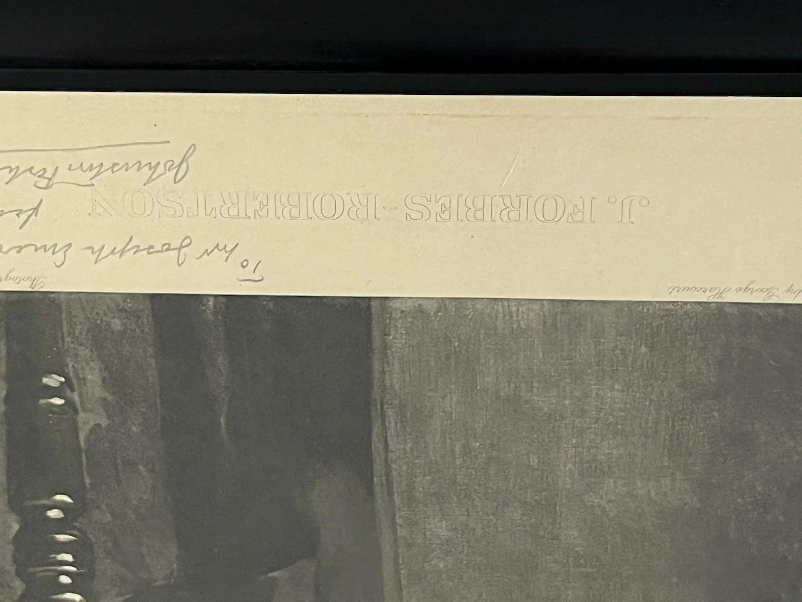 Johnston Forbes Robertson — Antique 1915 Johnston Forbes-Robertson Signed Portrait Inscribed 27 X 17 Theatre, изображение 5