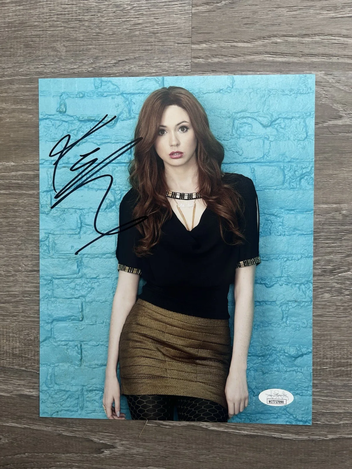 Karen Gillan — Karen Gillan Signed 8x10 Photo JSA COA Doctor Who Jumanji Nebula, изображение 2
