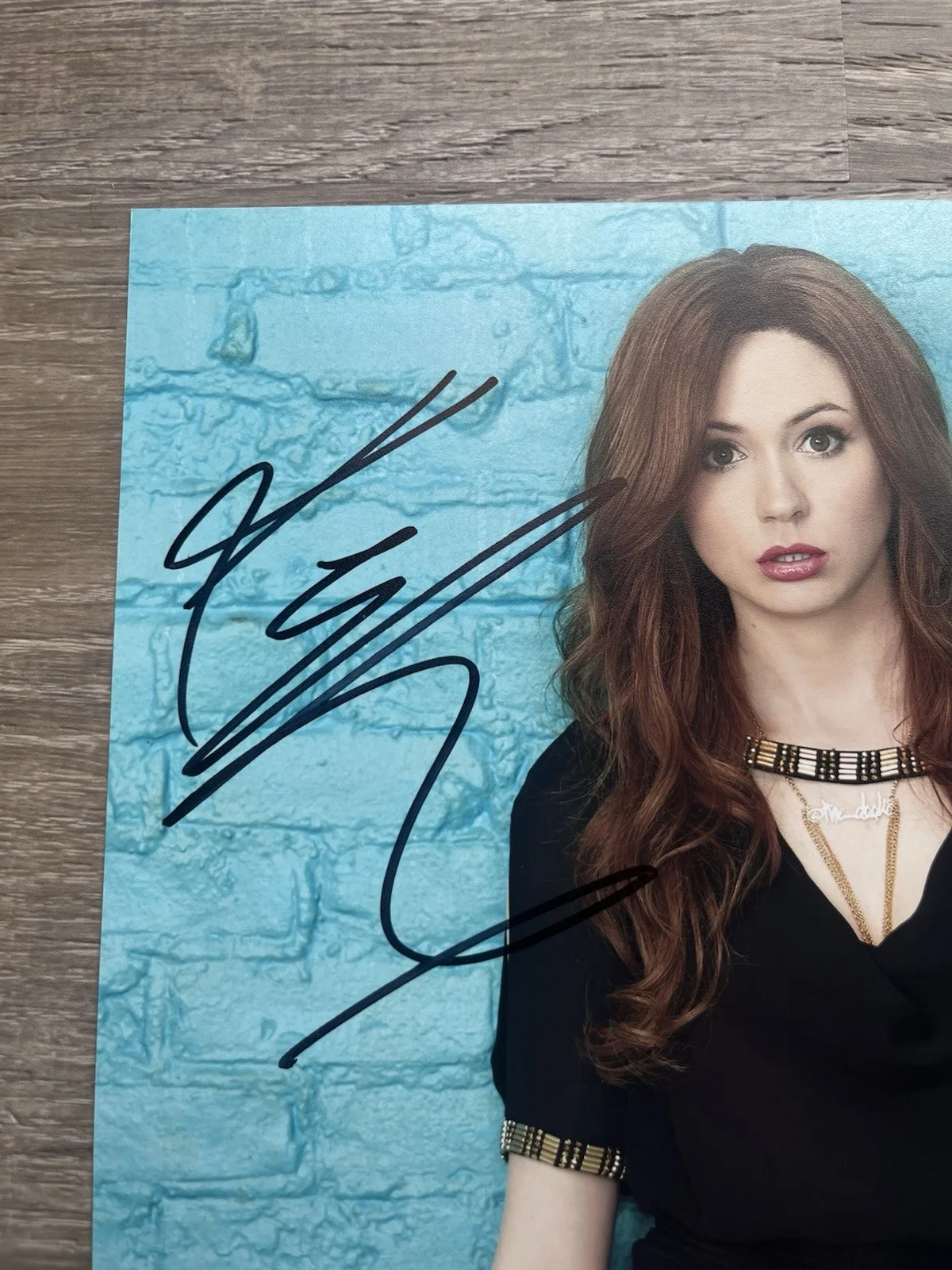 Karen Gillan — Karen Gillan Signed 8x10 Photo JSA COA Doctor Who Jumanji Nebula, изображение 4