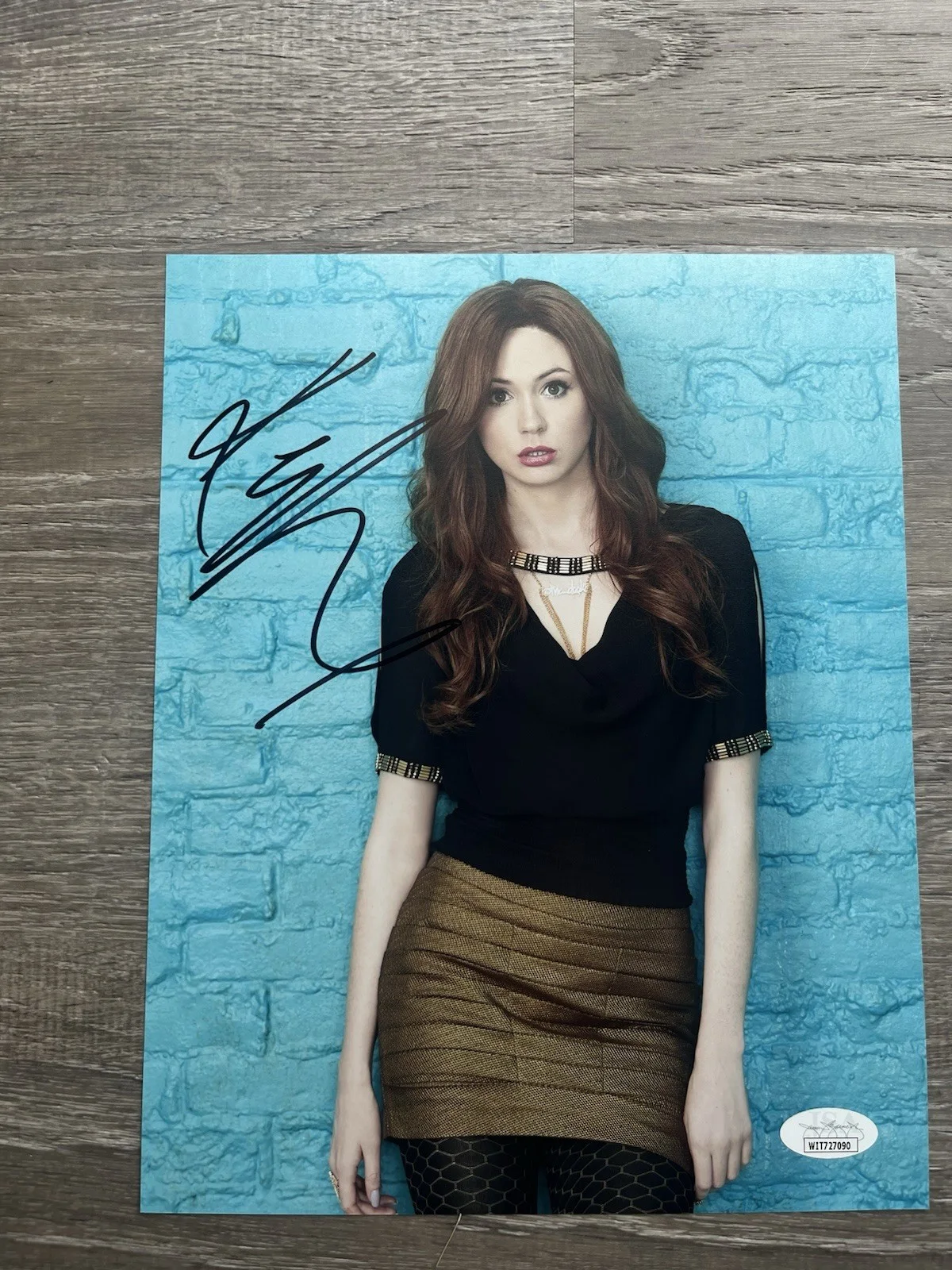 Karen Gillan — Karen Gillan Signed 8x10 Photo JSA COA Doctor Who Jumanji Nebula, изображение 5