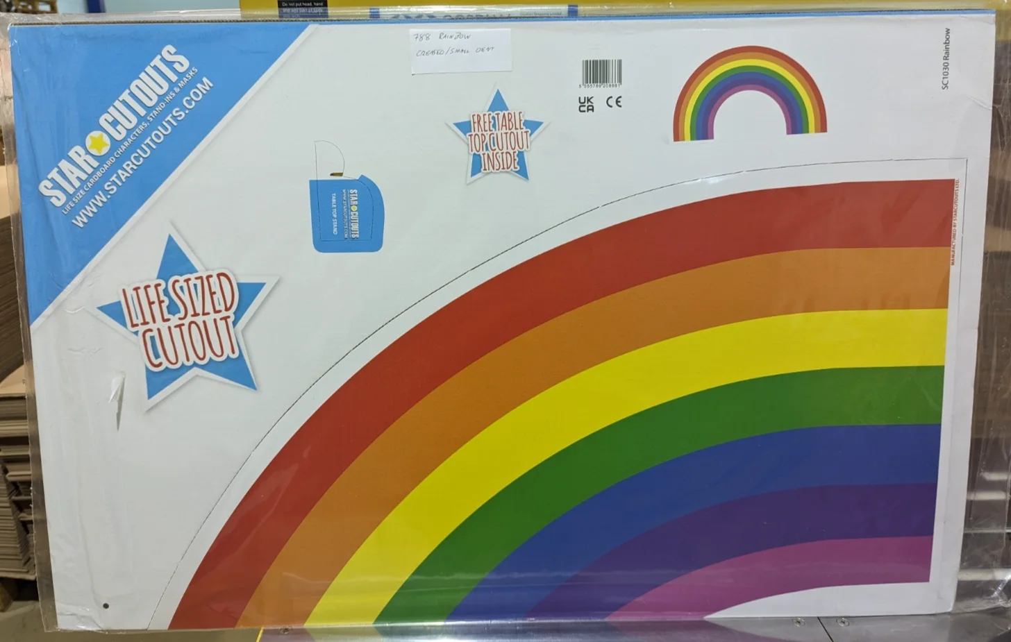 Over the Rainbow Cardboard Cutout / Standee / Standup *Damaged*, image 2