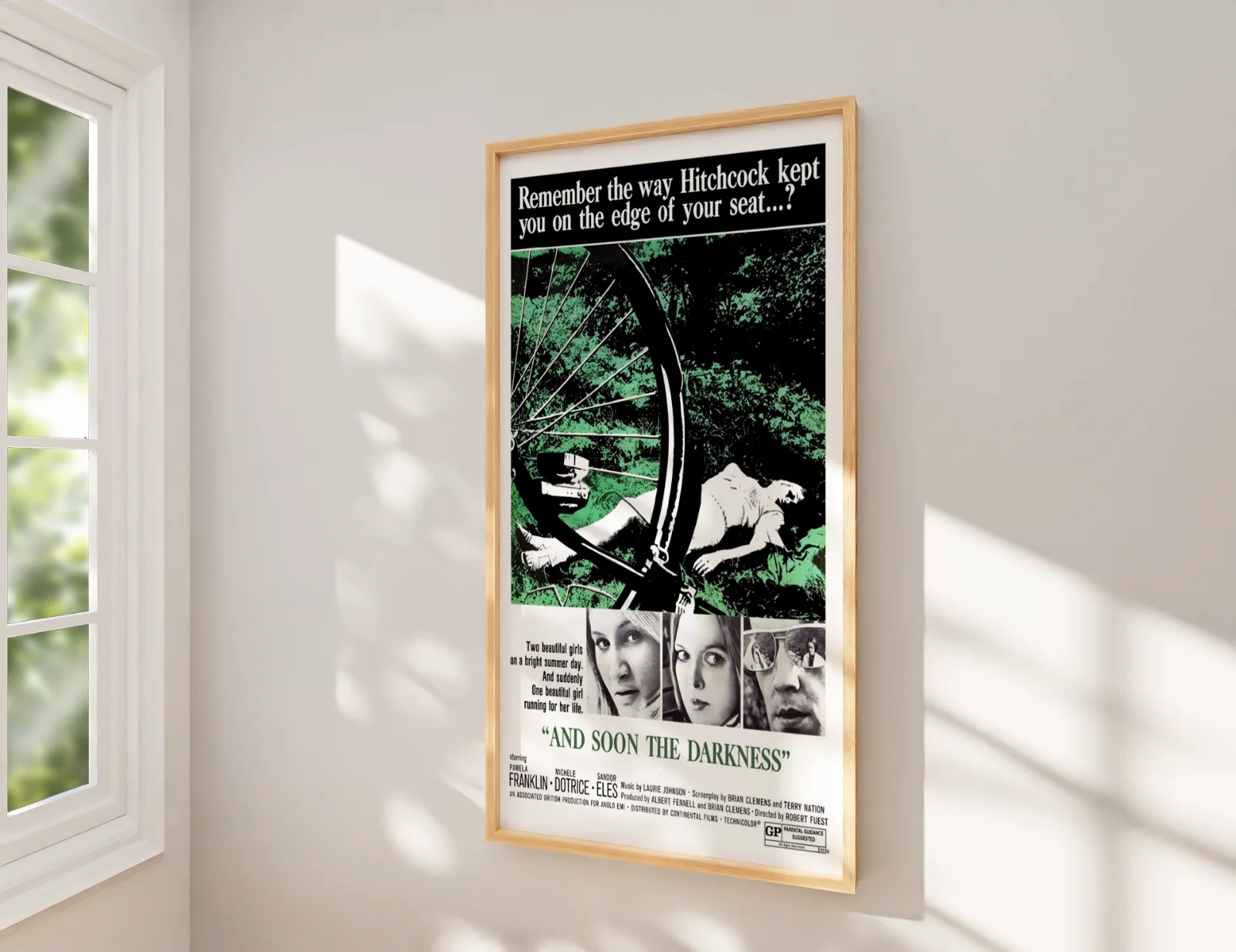 And Soon The Darkness - 1970 Horror Film Restored 27.2" x 41" US One Sheet, изображение 2