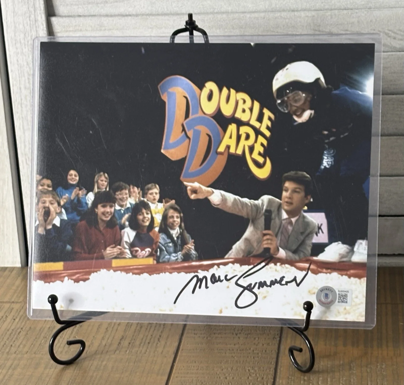 Marc Summer — Marc Summers Signed Double Dare Photo 8x10 - Beckett Authenticated, image 2