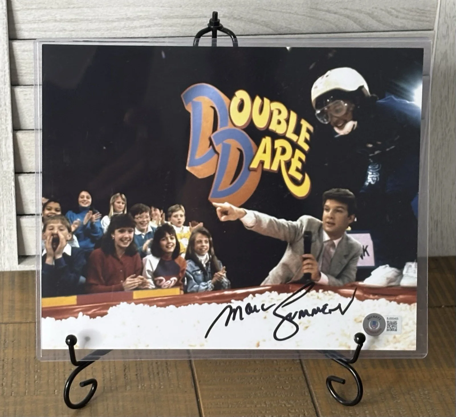 Marc Summer — Marc Summers Signed Double Dare Photo 8x10 - Beckett Authenticated, image 3