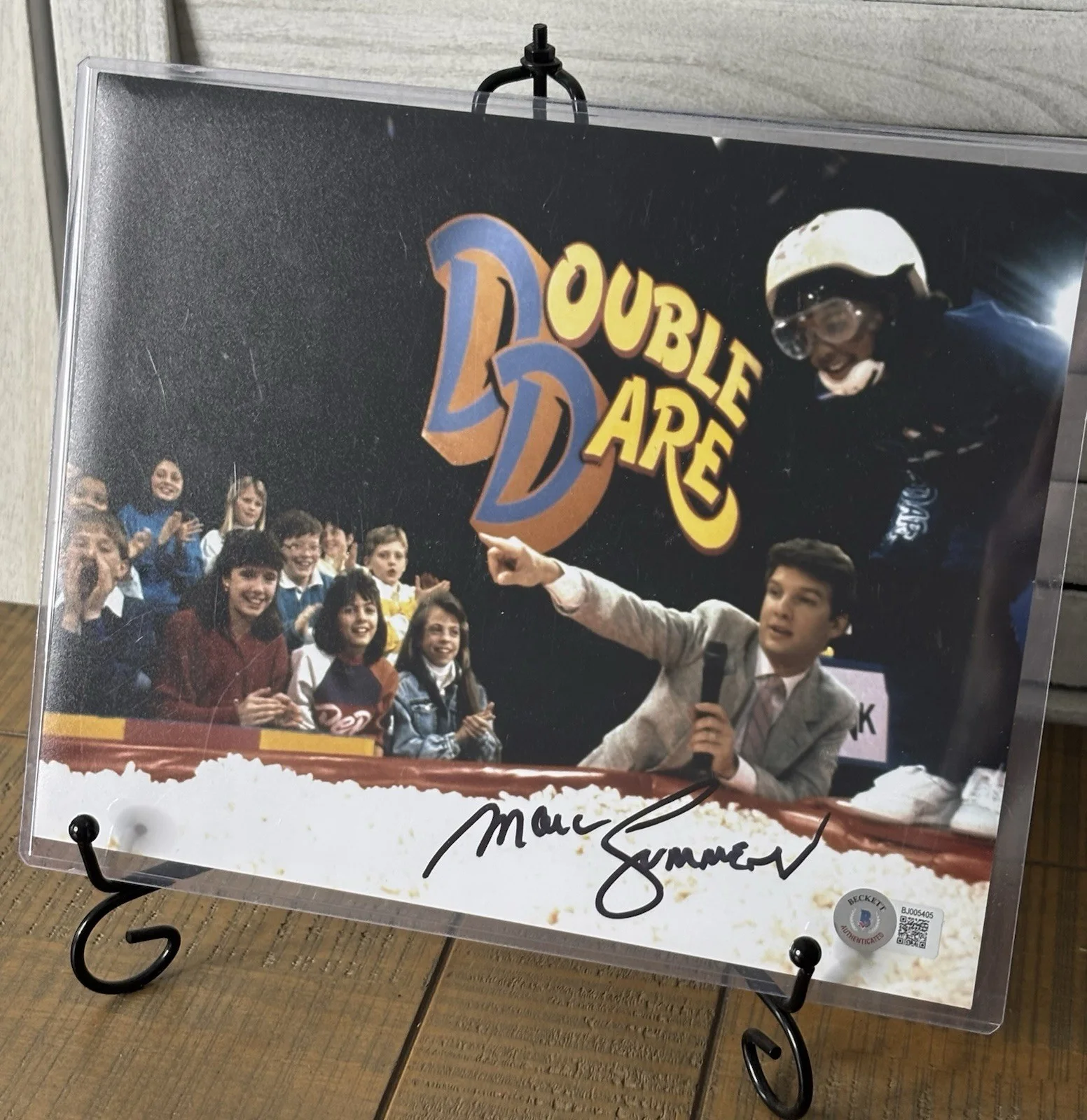 Marc Summer — Marc Summers Signed Double Dare Photo 8x10 - Beckett Authenticated, image 4