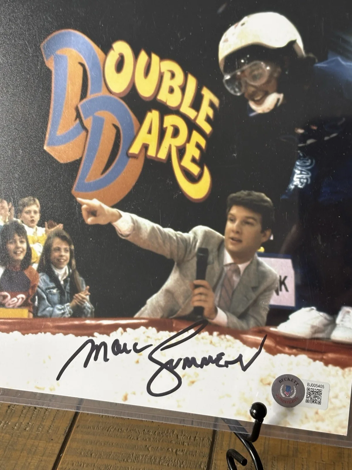 Marc Summer — Marc Summers Signed Double Dare Photo 8x10 - Beckett Authenticated, image 5