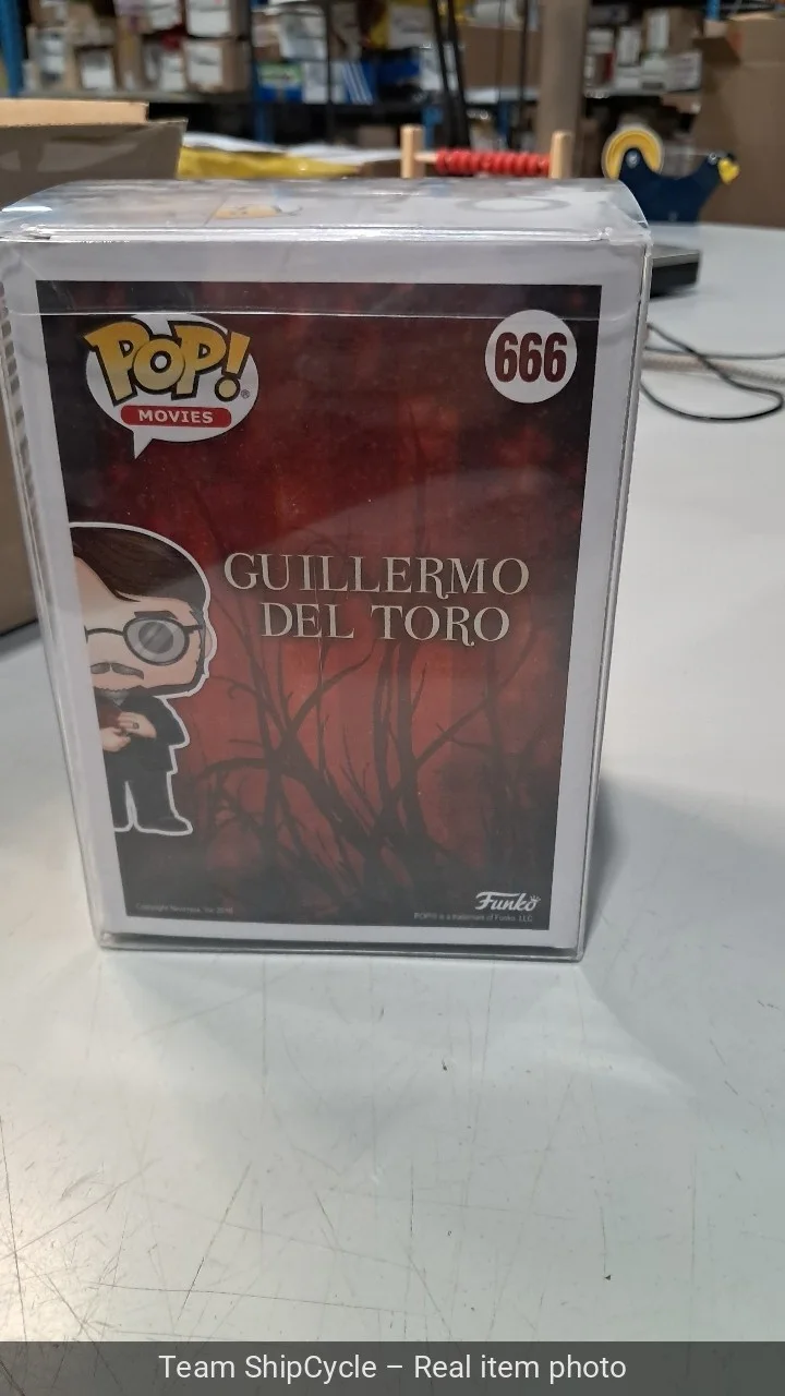 GUILLERMO DEL TORO — GUILLERMO DEL TORO SIGNED AUTOGRAPH DIRECTOR 666 FUNKO POP PSA DNA G2U, изображение 5