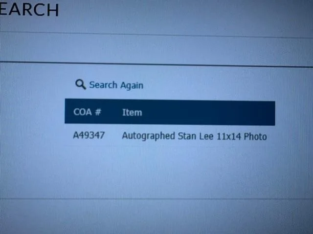 Stan Lee — Spiderman Picture Autographed by Stan Lee, image 4