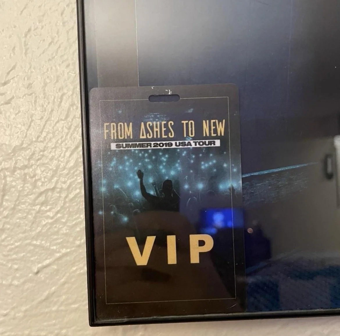 Autographed From Ashes to New VIP 2019 Tour Concert Poster, изображение 2