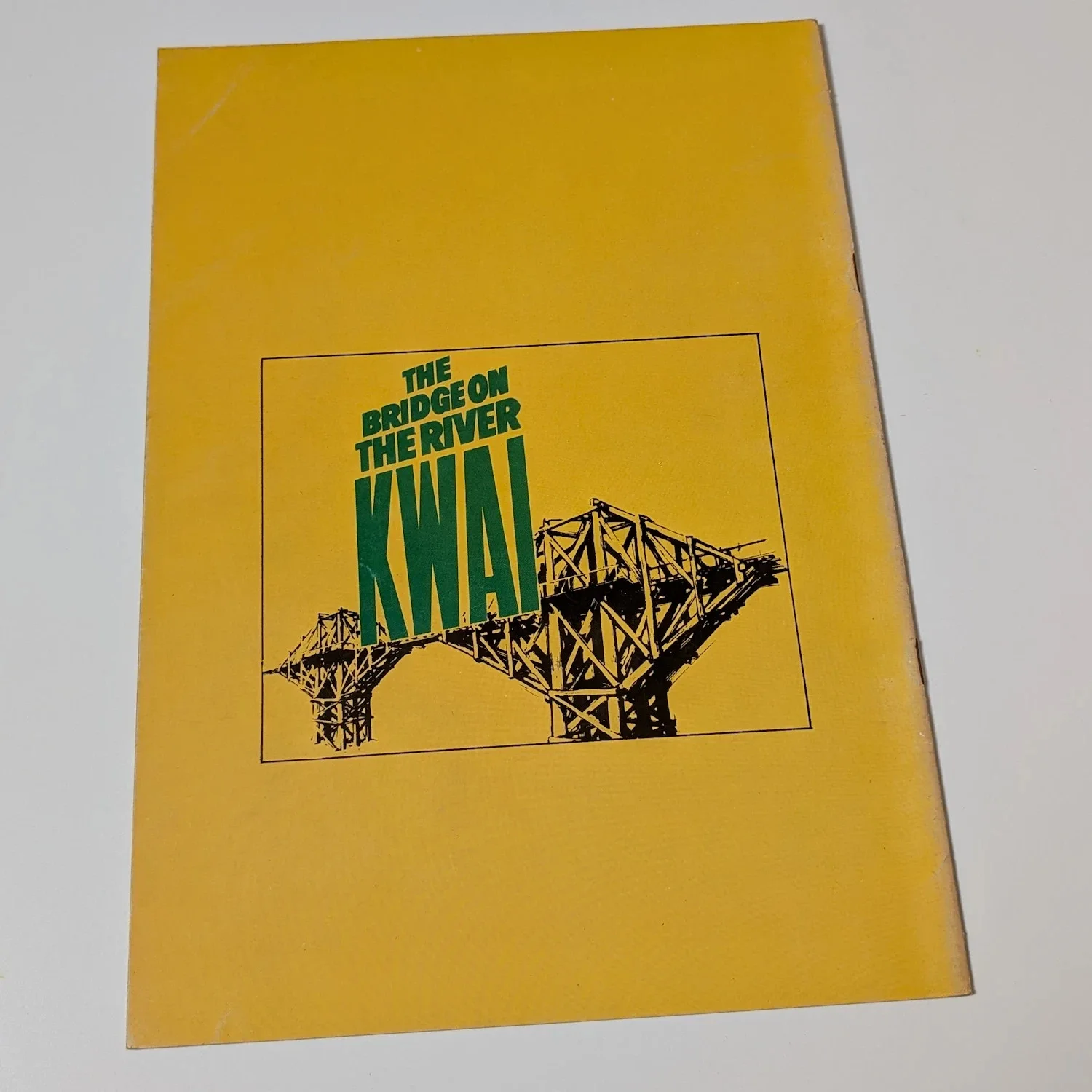 BRIDGE on the RIVER KWAI (1957) Vintage Japanese Movie Programme! David Lean..!, изображение 2