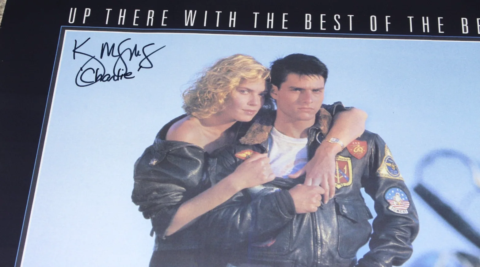 Kelly McGillis — KELLY MCGILLIS SIGNED TOP GUN 27x40 FULL-SIZE F/S MOVIE POSTER BAS BECKETT COA, изображение 4