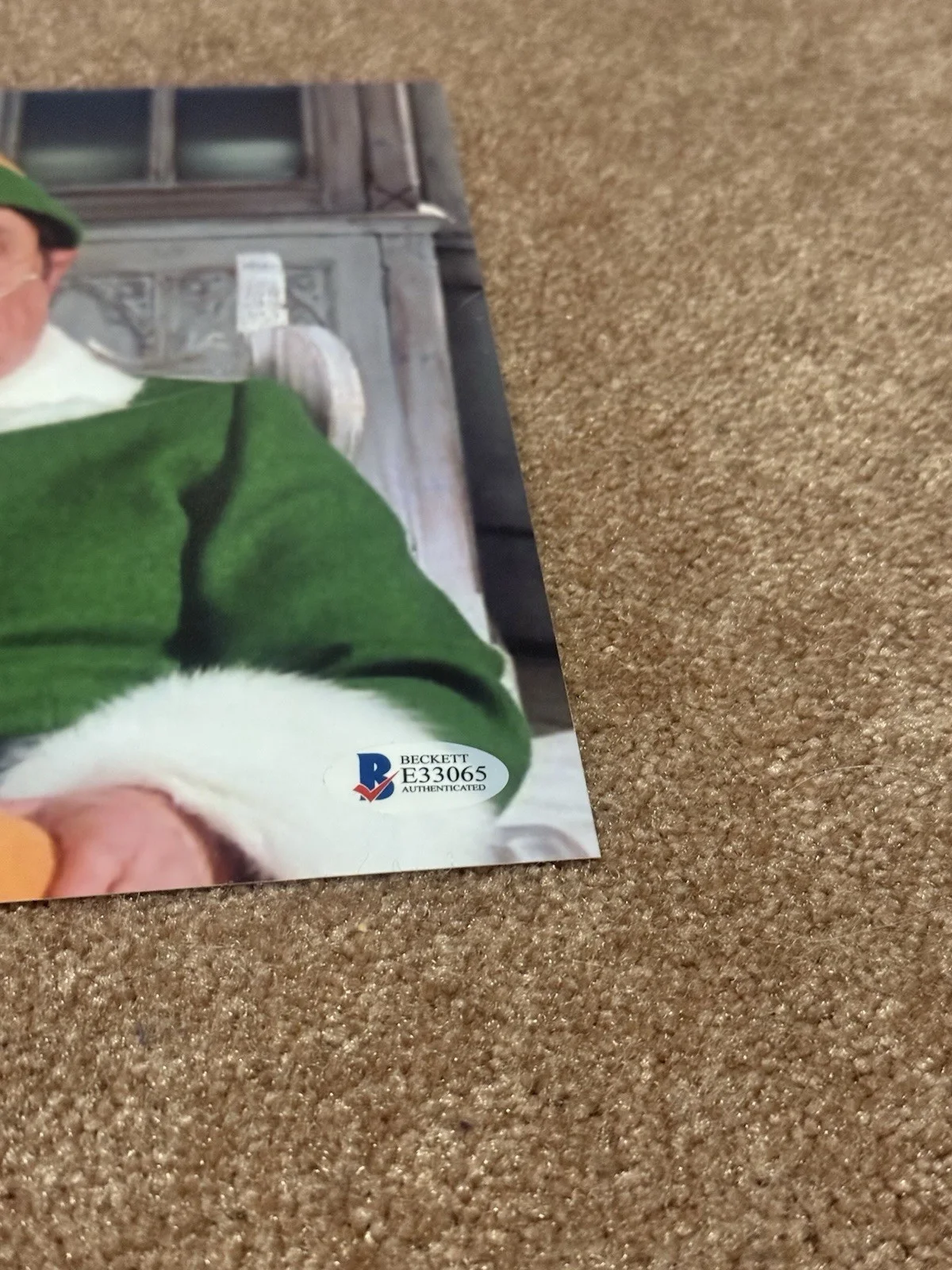 Bob Newhart — Bob Newhart Signed Elf 8x10 Photo Beckett COA Autograph Buddy Movie Scene, image 2