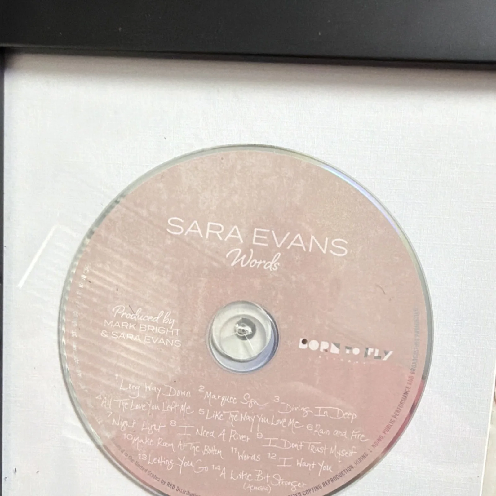 Sara Evans Signed Original Autographed Framed CD Display Music Memorabilia, image 2