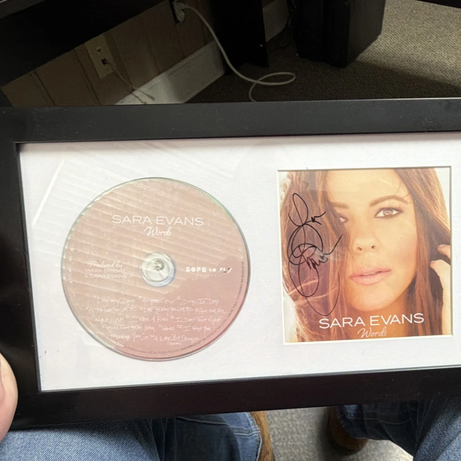 Sara Evans Signed Original Autographed Framed CD Display Music Memorabilia, image 3