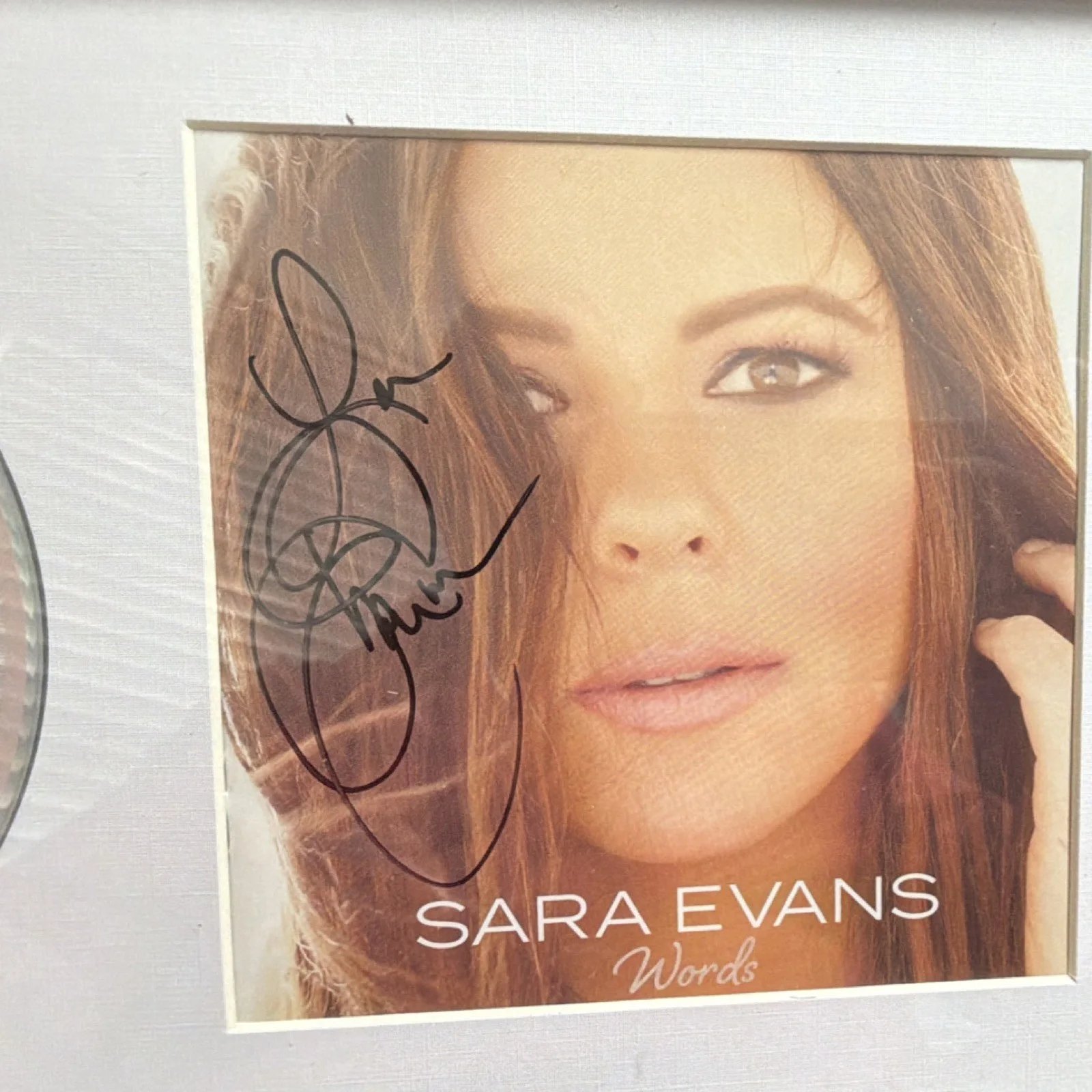 Sara Evans Signed Original Autographed Framed CD Display Music Memorabilia, image 4