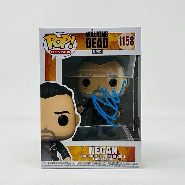 Jeffrey Dean Morgan Signed Walking Dead Negan Funko Pop #1158 Beckett Authentic, изображение 2