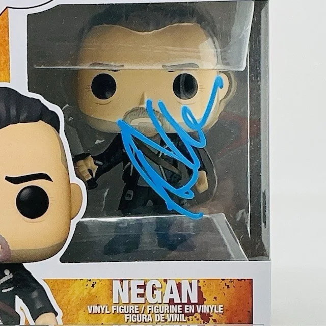 Jeffrey Dean Morgan Signed Walking Dead Negan Funko Pop #1158 Beckett Authentic, изображение 3
