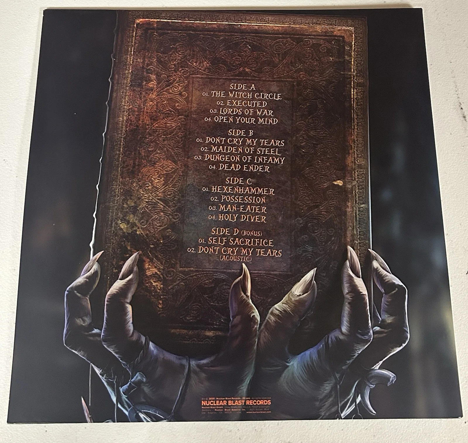 BURNING WITCHES AUTOGRAPHED SIGNED VINYL LP ALBUM WITH JSA COA # CM86112, image 4