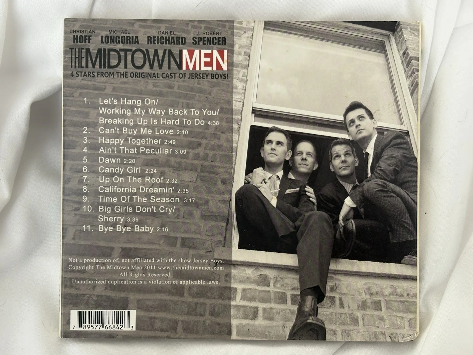The Midtown Men 2011 Sixties Hits CD SIGNED by 4 stars from Jersey Boys broadway, изображение 2