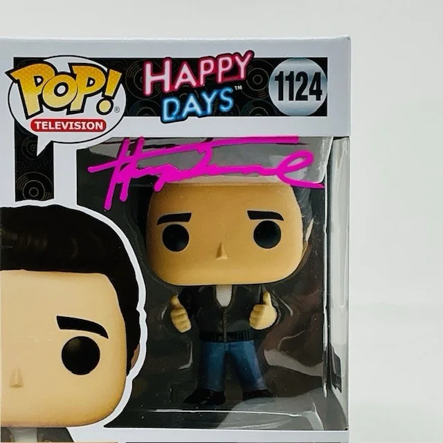 Henry Winkler Autographed Fonzie Happy Days Funko Pop TV #1124 OCCM, изображение 2