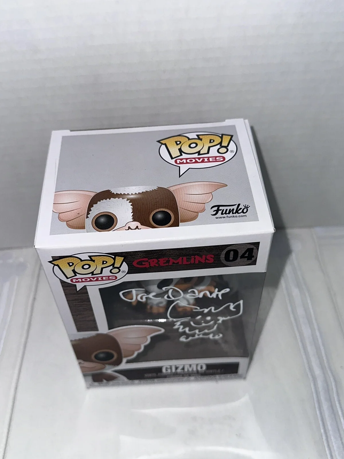 Joe Dante — Joe Dante Signed Gremlins Gizmo Funko POP! Funko 04 Autograph JSA COA, image 2