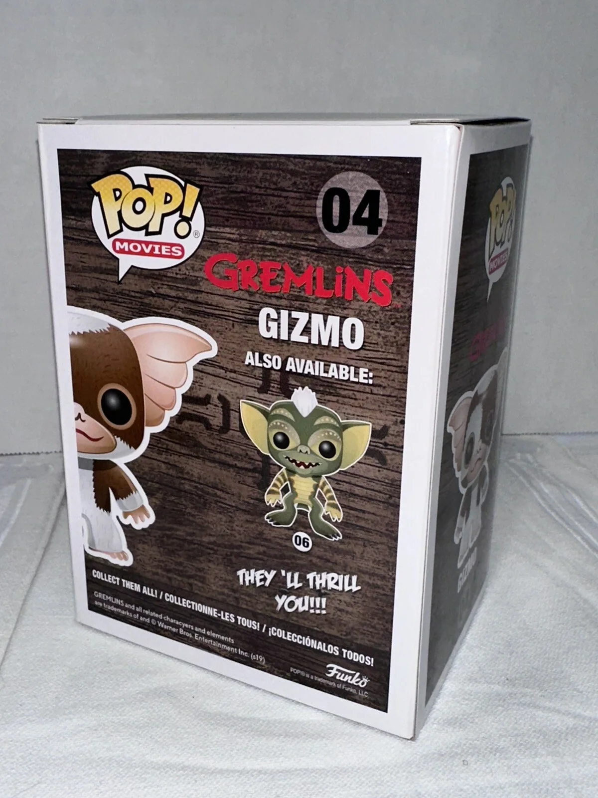 Joe Dante — Joe Dante Signed Gremlins Gizmo Funko POP! Funko 04 Autograph JSA COA, image 5