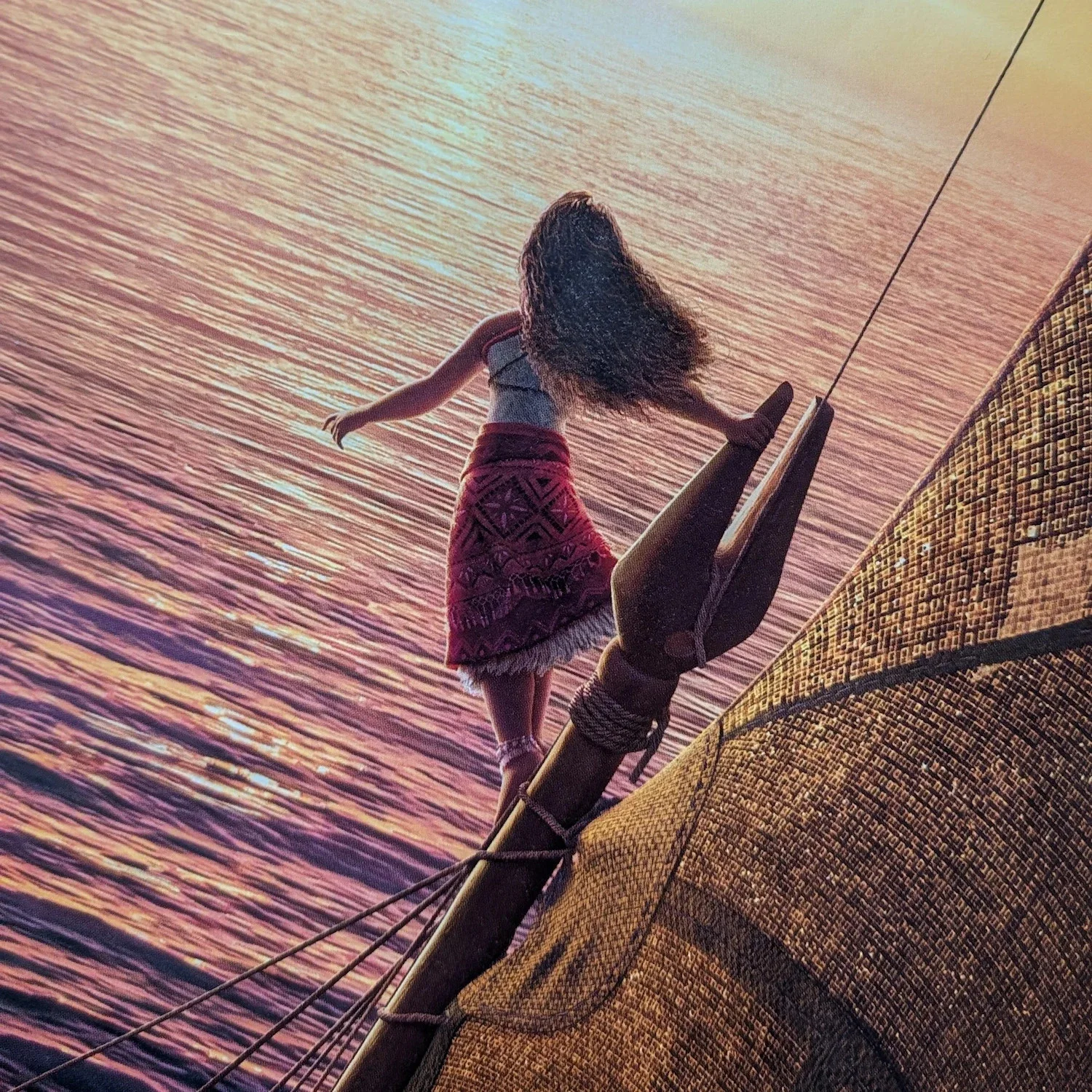 Disney's MOANA 2 (2024) UK Quad Size Film Poster (Teaser) *ROLLED* w/ edge wear, изображение 5