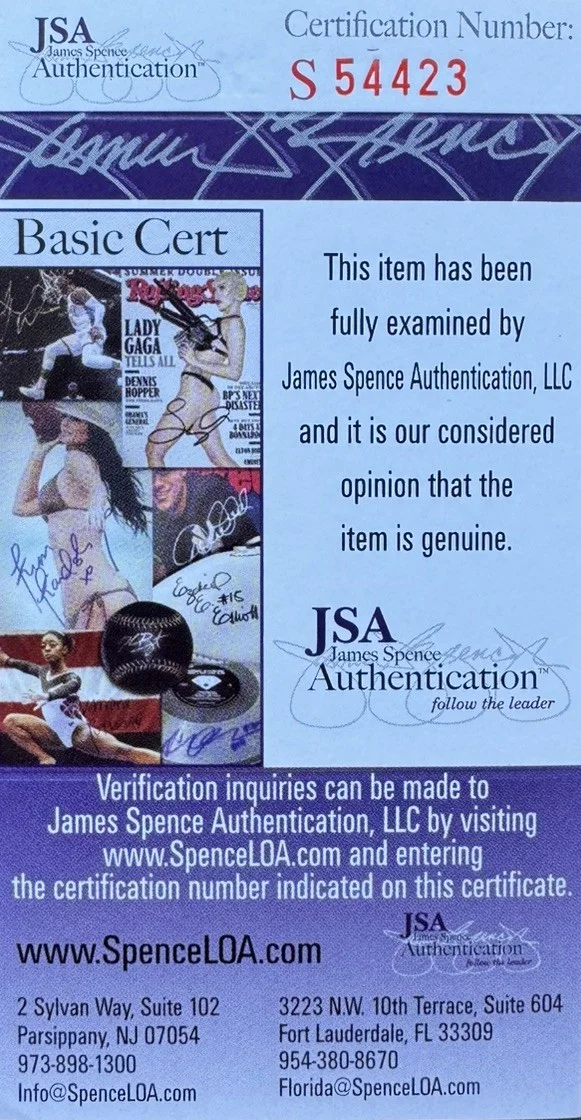 Chester Bennington Signed (Linkin Park) Fender Strat Pick Guard JSA, image 2