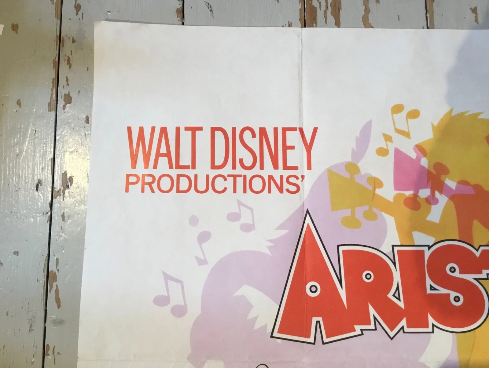 The Aristocats 1979 U.K. Re Release Quad Poster 30 X 40 '', изображение 4