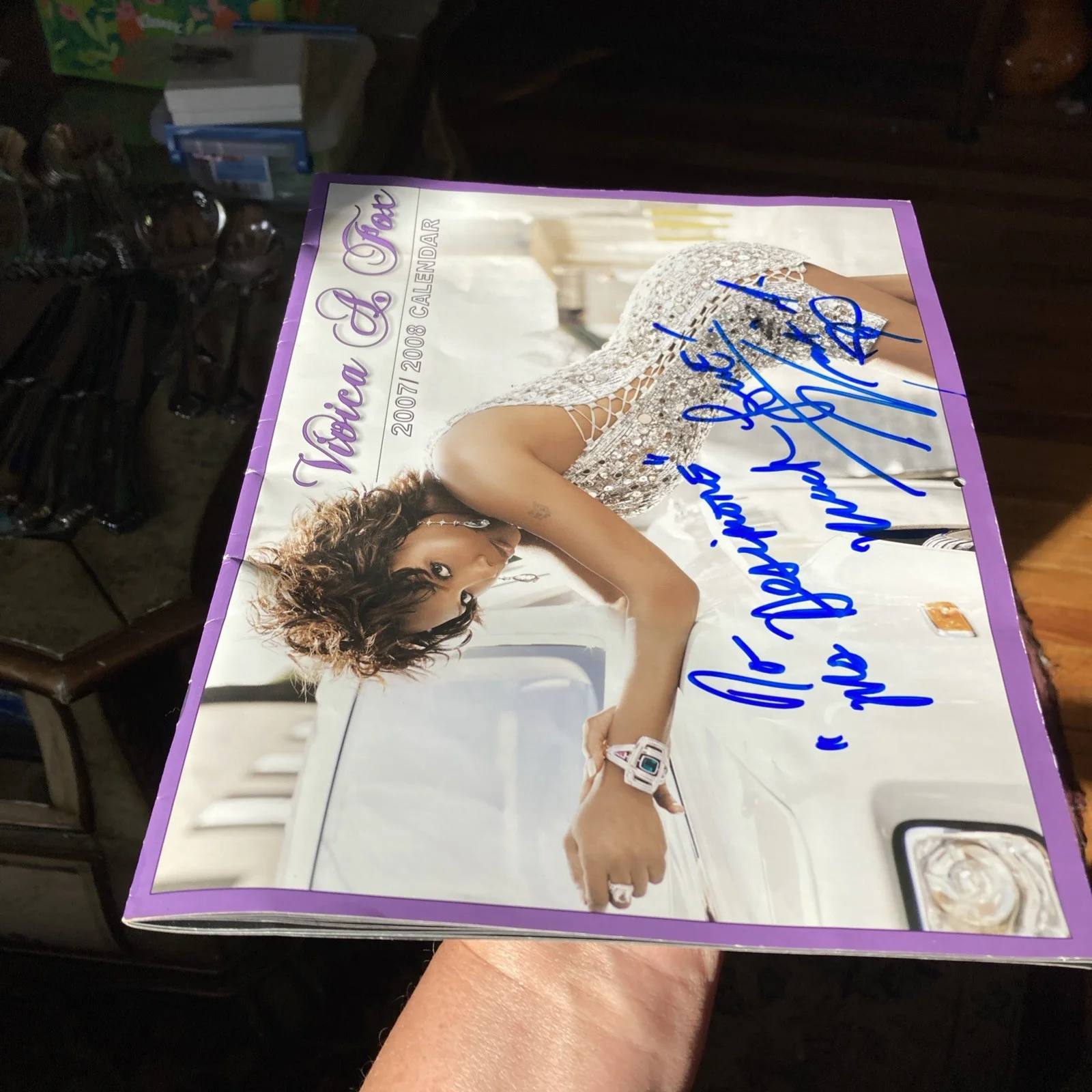 Vivica A. Fox — Vivica A. Fox Signed Autograph Photo/Calendar 2007/2008, image 2