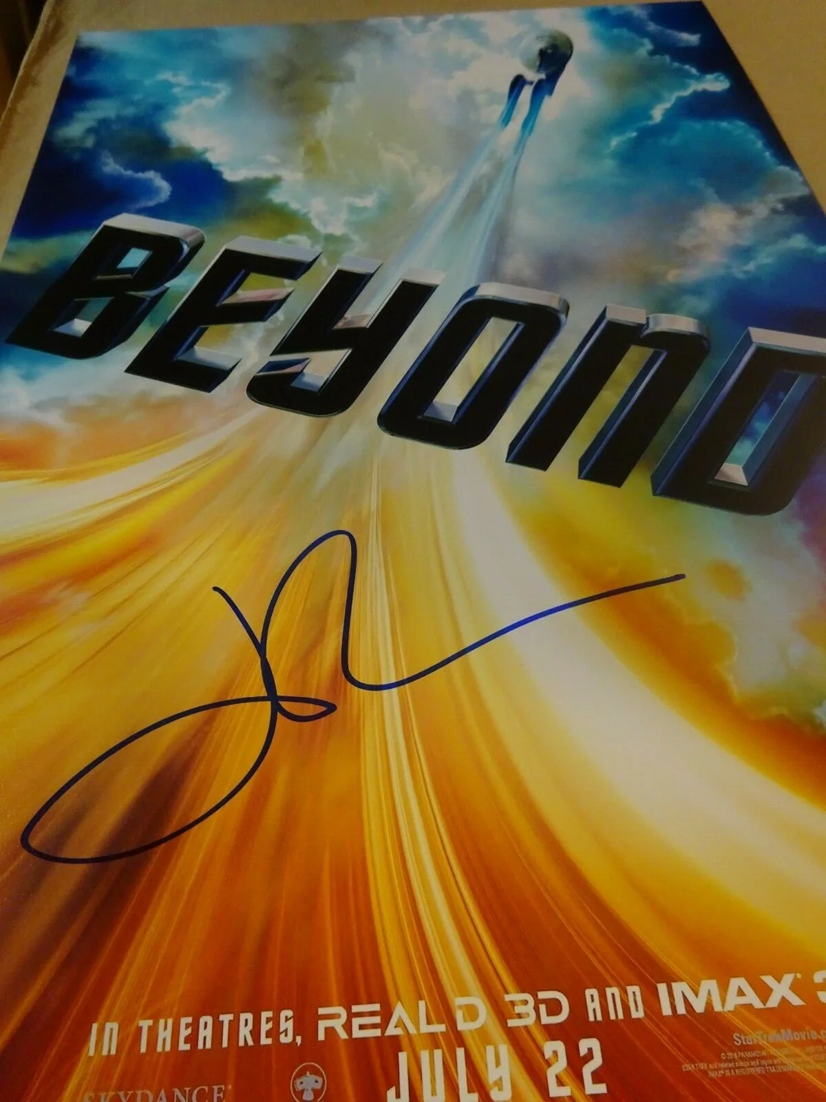John Cho — Signed JOHN CHO Autographed STAR TREK BEYOND 12"x18" Photo BECKETT BAS COA, изображение 4