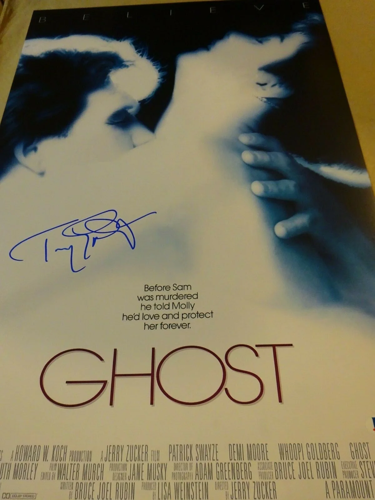 Tony Goldwyn — Signed TONY GOLDWYN Autographed GHOST 12"x18" Photo BECKETT BAS COA, изображение 3